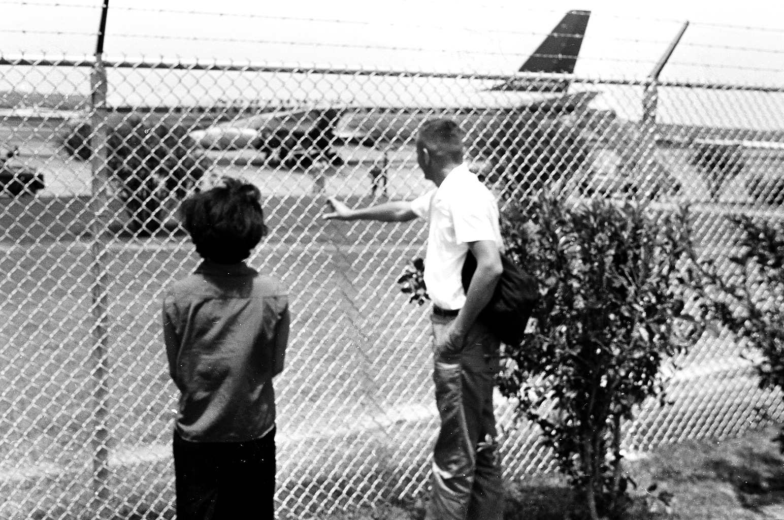 A friend departs.